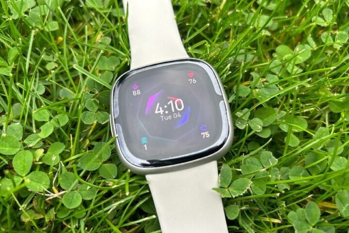 Fitbit Sense 2 on grass