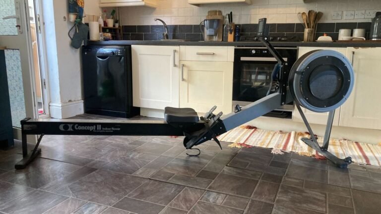 Concept2 RowErg in kitchen