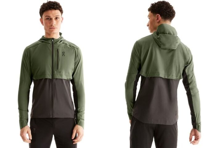 On Running Weather jacket in Taiga/Shadow